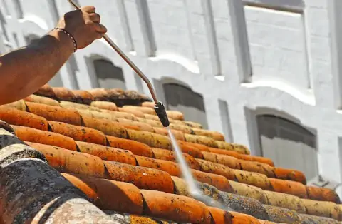 Nettoyage de toitures - Saint-Laurent des Hommes